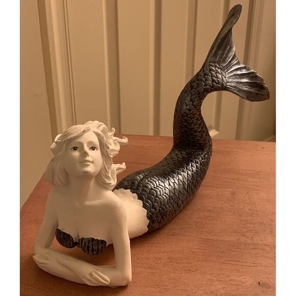 Other - Nautical Ocean Goddess Pretty Mermaid With Blue Tail